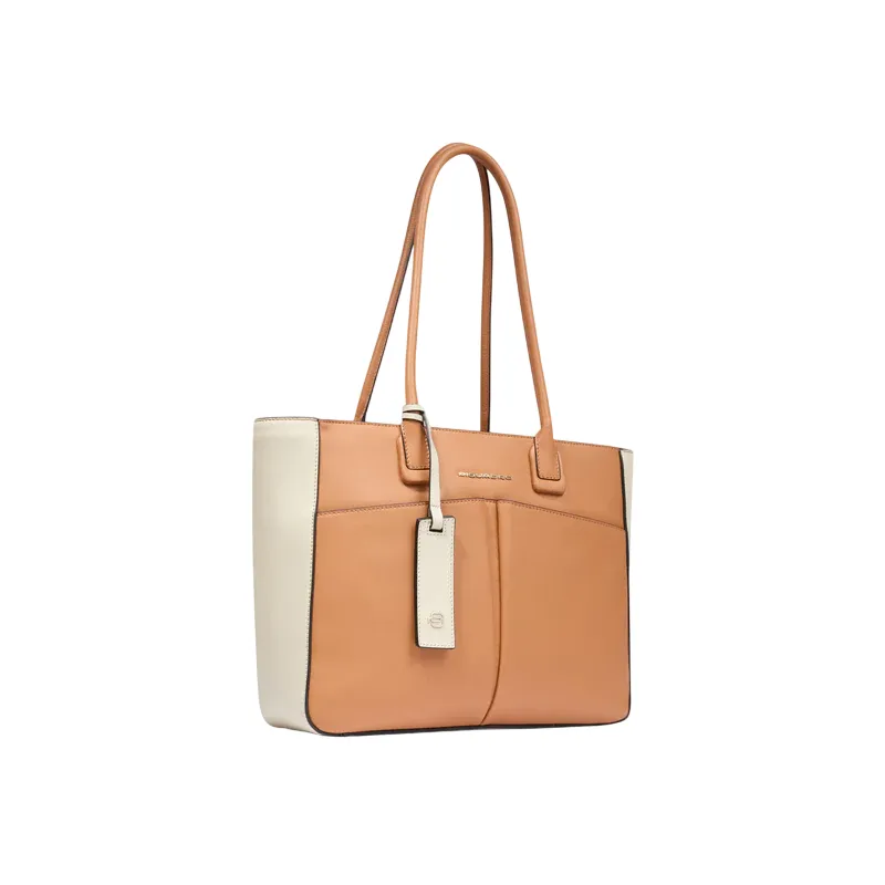 Piquadro Ashley 14 computer shopping bag, orange 2