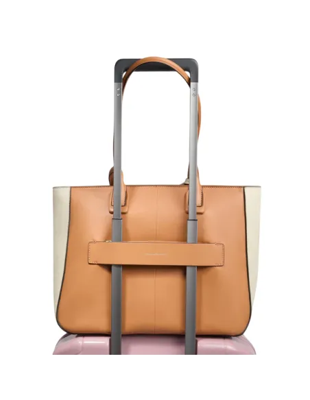 Piquadro Ashley 14 Computer Einkaufstasche, orange