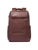 Zaino da viaggio porta pc e iPad®Pro 12,9 con porte USB e USB Type C Piquadro Cronus, marrone