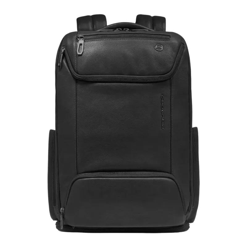 Piquadro Cronus 15.6 laptop backpack with USB and USB...