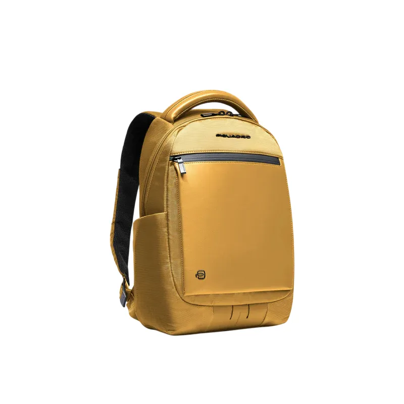 Zaino piccolo porta pc da 13,3 Piquadro Orion, giallo 2