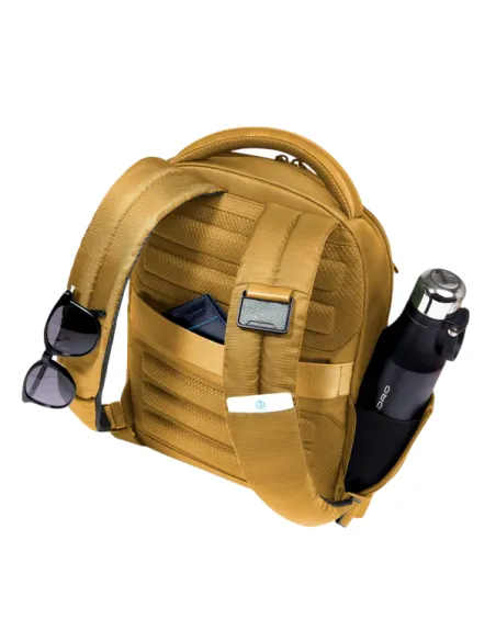 Piquadro Orion 13.3 laptop backpack, yellow