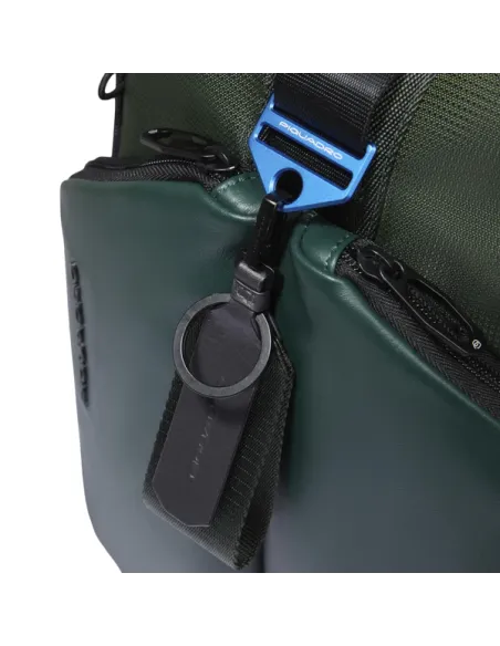 Travel backpack with laptop and iPad® compartment PQ Earth, green