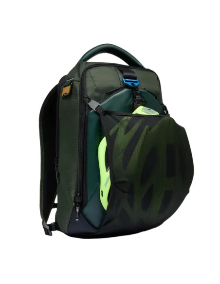 Travel backpack with laptop and iPad® compartment PQ Earth, green