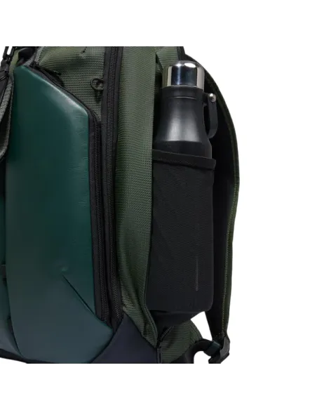 Travel backpack with laptop and iPad® compartment PQ Earth, green