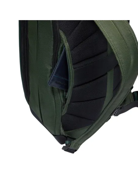 Travel backpack with laptop and iPad® compartment PQ Earth, green