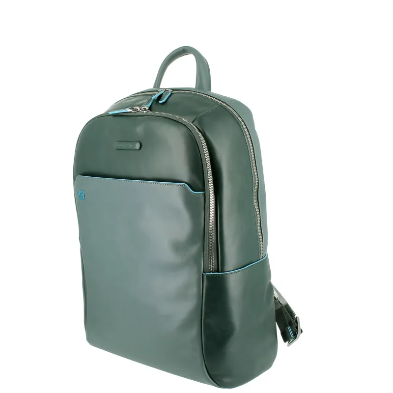 Piquadro Blue Square Computer-Rucksack, grün-grau 2