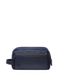 Beauty case in tessuto Piquadro Orion, blu