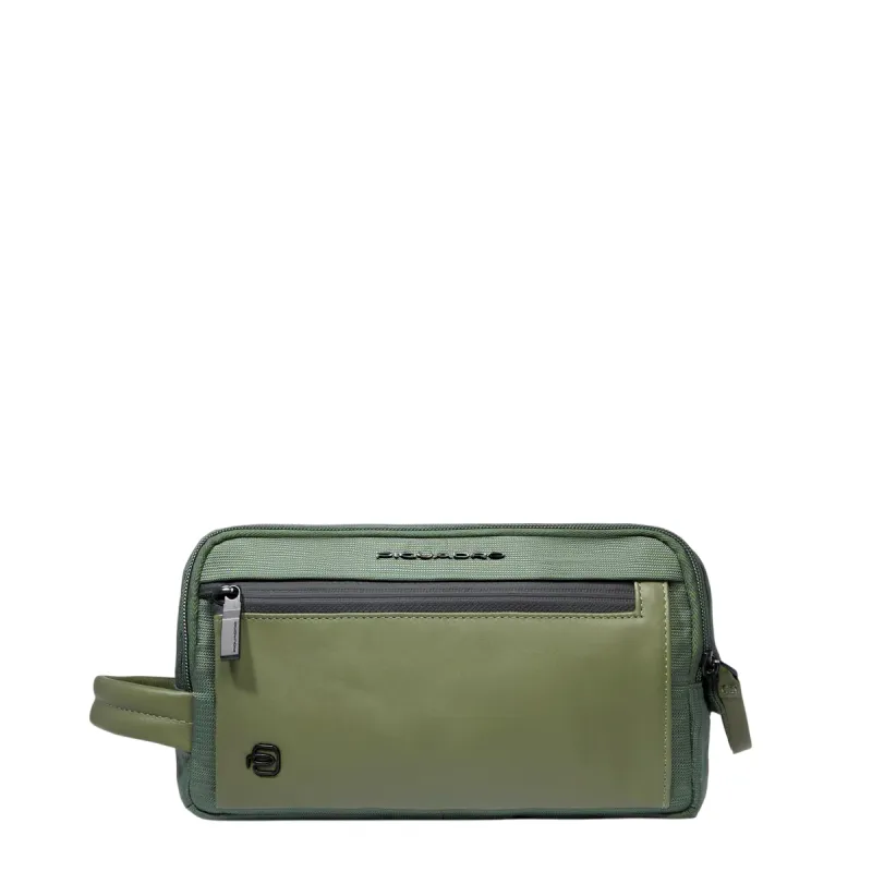 Piquadro Orion Reise-Etui, grün