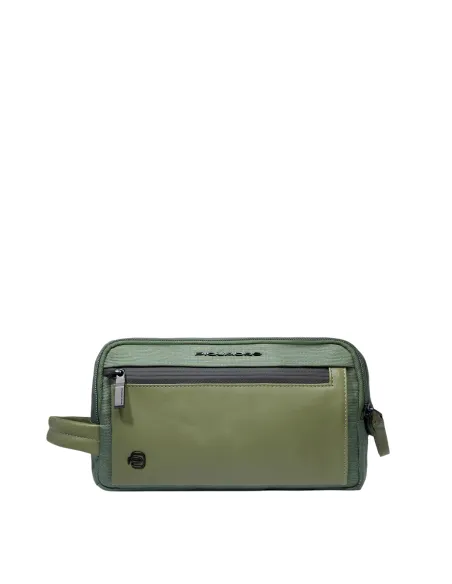 Piquadro Orion Reise-Etui, grün