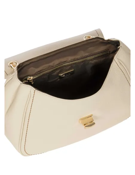 Bric's Gondola Damen-Handtasche, creme