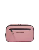 Piquadro C2OW Beauty-Etui aus wasserdichtem Stoff, rosa