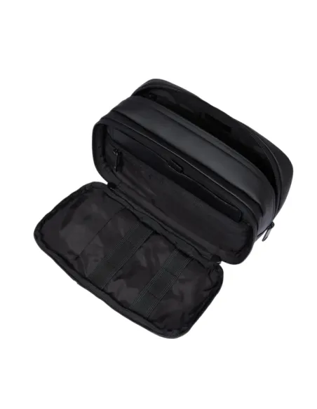 Beauty in tessuto impermeabile Piquadro Corner, nero