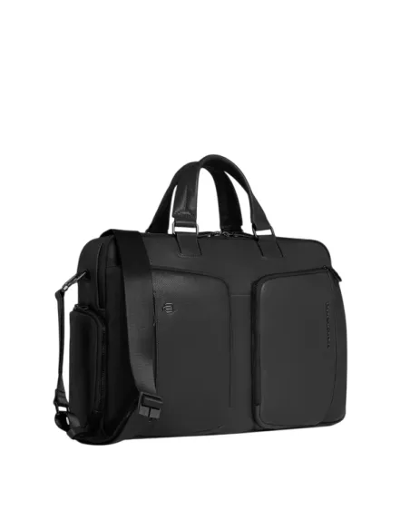 Cartella 2 manici porta pc da 15,6 Piquadro Cronus, nera