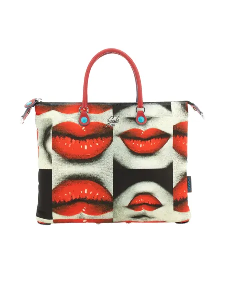 Borsa Gabs G3 Plus TG M stampa, baci