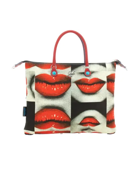 Borsa Gabs G3 Plus TG M stampa, baci