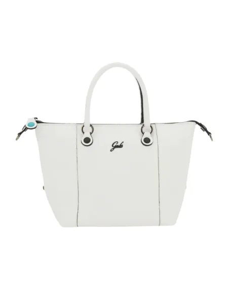 Borsa Gabs G3 Plus Taglia L in pelle, bianca
