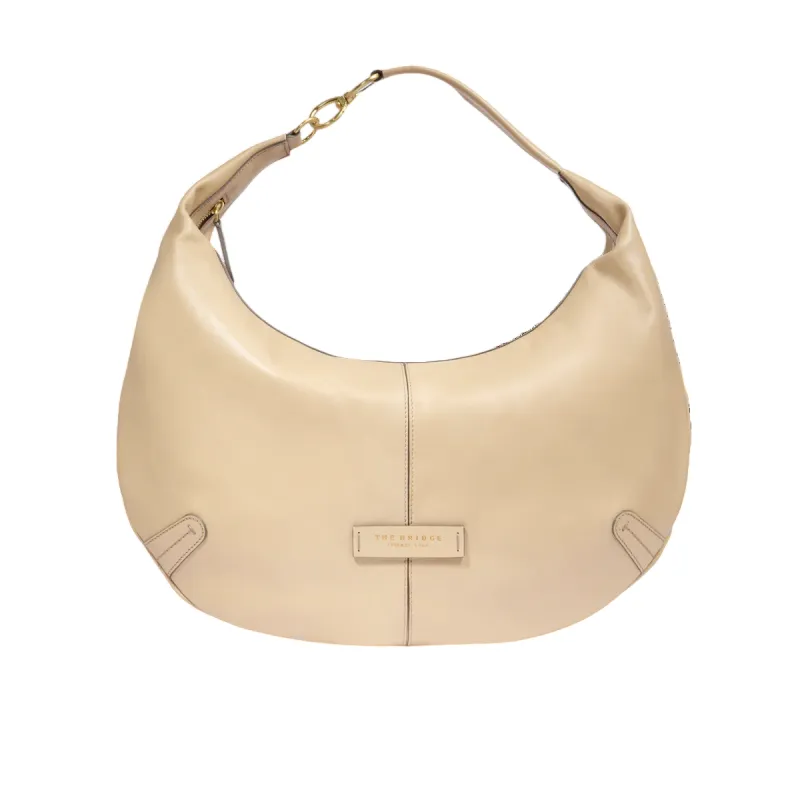 The Bridge Flavia shoulder bag, cream