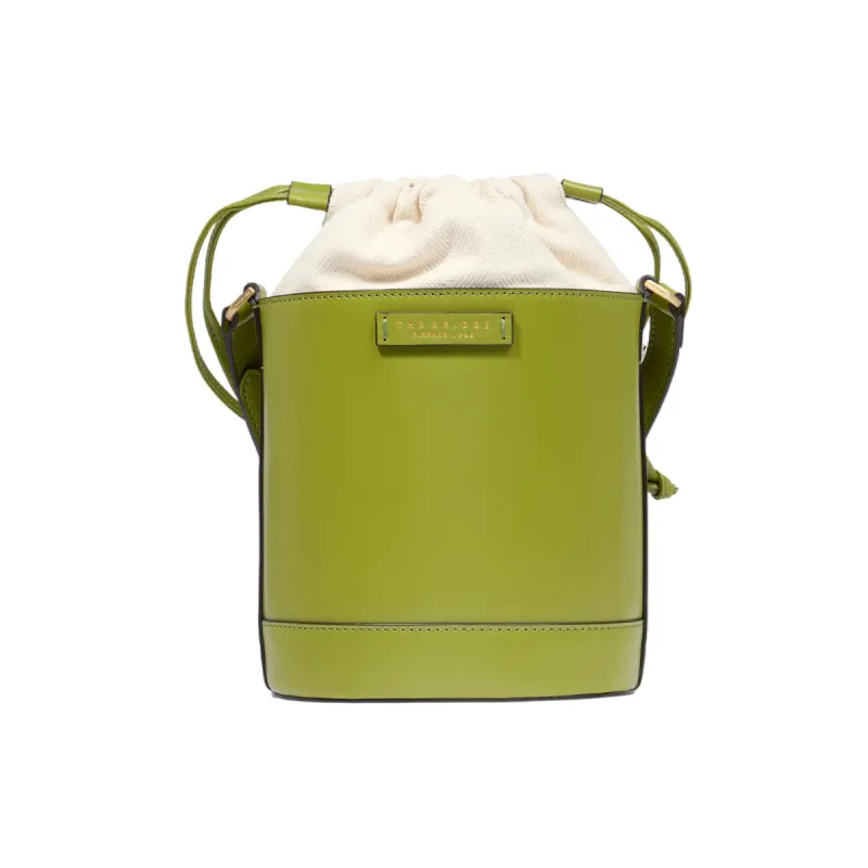 The Bridge Gloria bucket bag, pistachio green