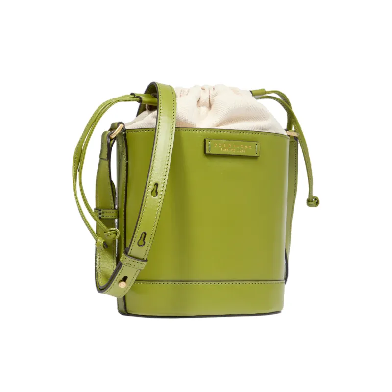 The Bridge Gloria bucket bag, pistachio green 2