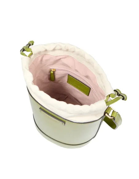 Borsa a secchiello The Bridge Greta, pistacchio