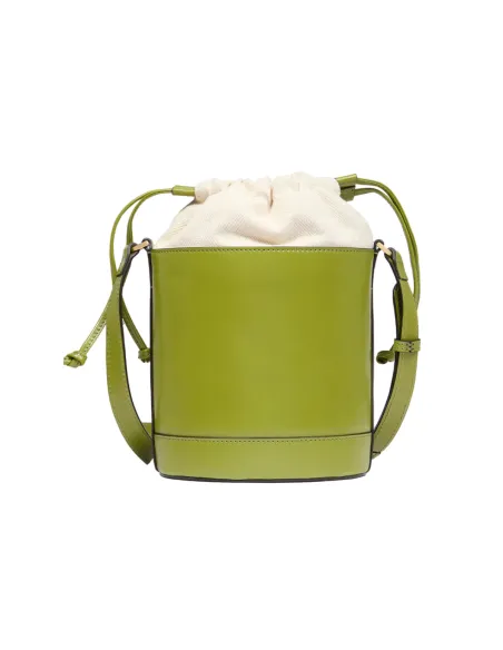 The Bridge Gloria bucket bag, pistachio green