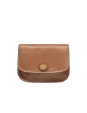 Borsa a tracolla con patta a tre scomparti The Bridge Story, marzapane