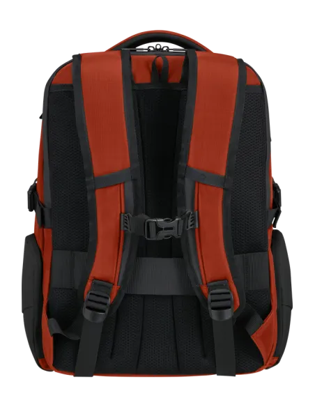 Samsonite Biz2Go Laptop backpack in recycled fabric, terracotta-red
