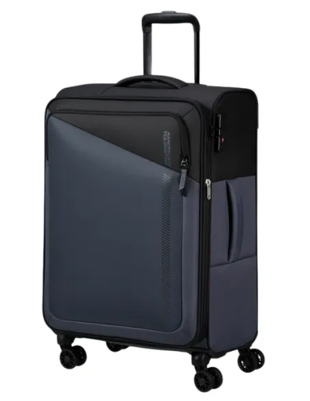 Trolley medio espandibile American Tourister Daring Dash, black-grey