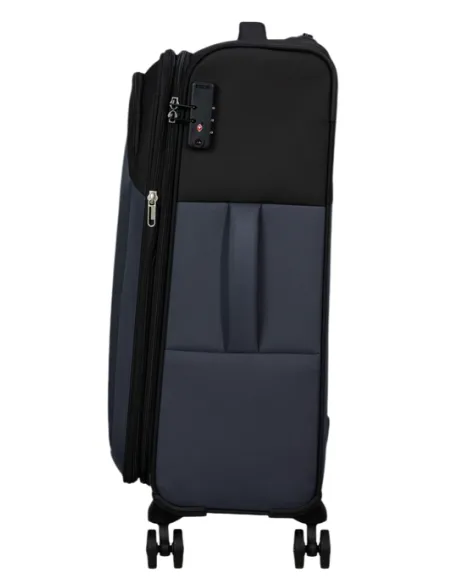 Trolley medio espandibile American Tourister Daring Dash, black-grey
