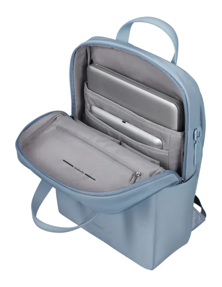 Samsonite 4Pack women's 14.1 laptop backpack with two handles, dusty blue