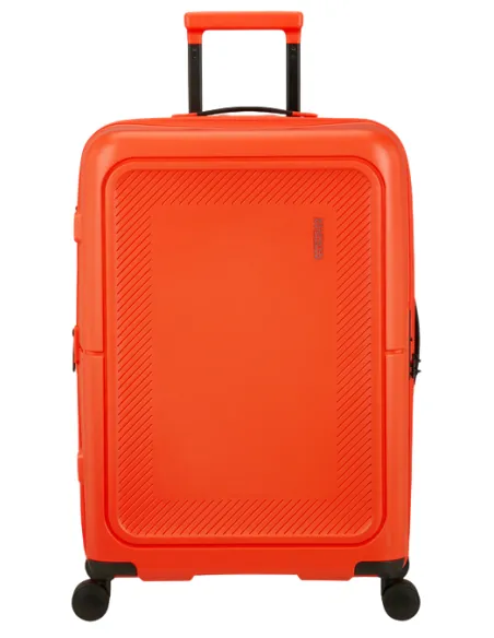 Mittlerer Polypropylen-Trolley American Tourister DashPop, tangerine red