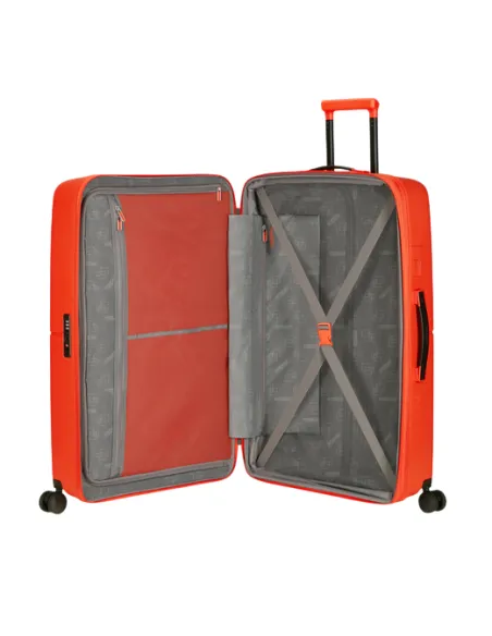 American Tourister DashPop large trolley, tangerine red