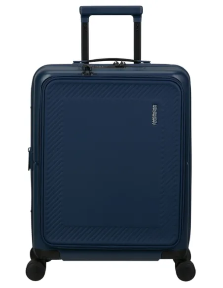 Kabinentrolley mit Fronttasche American Tourister DashPop, blau