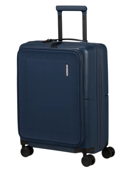 Kabinentrolley mit Fronttasche American Tourister DashPop, blau