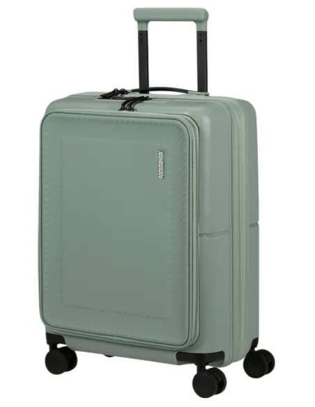 Kabinentrolley mit Fronttasche American Tourister DashPop, grün