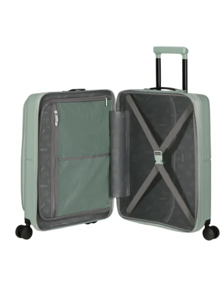 Kabinentrolley mit Fronttasche American Tourister DashPop, grün