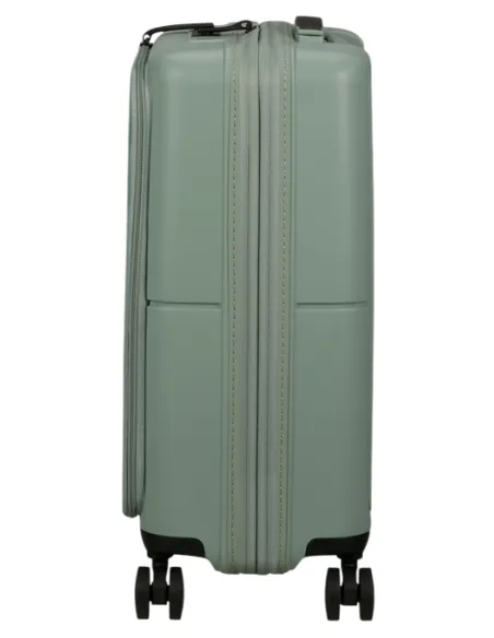 Trolley cabina rigido con tasca frontale per pc American Tourister DashPop, verde