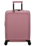Trolley cabina rigido con tasca frontale per pc American Tourister DashPop, rosa