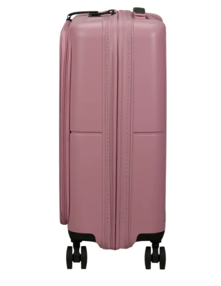 Trolley cabina rigido con tasca frontale per pc American Tourister DashPop, rosa