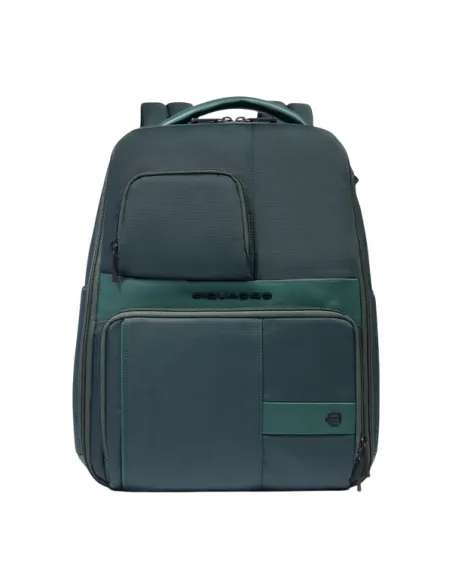 Piquadro Wollem 14" laptop and iPad® backpack, green2