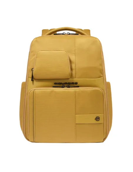 Piquadro Wollem 14" Computer und iPad® Rucksack, gelb