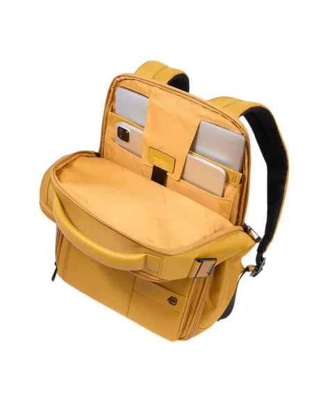 Zaino porta computer e porta iPad® Piquadro Wollem, giallo