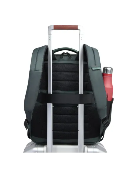 Piquadro Wollem 14" laptop and iPad® backpack, green2