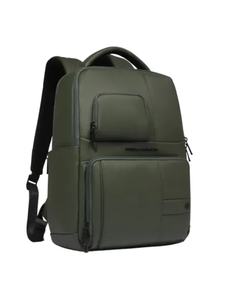 Piquadro C2OW laptop backpack in waterproof fabric, green