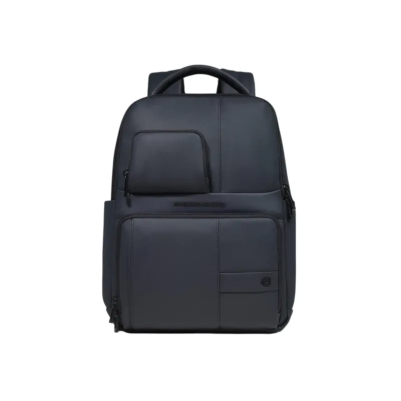 Piquadro C2OW laptop backpack in waterproof fabric, blue