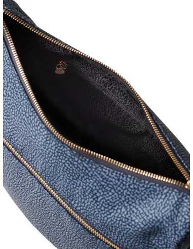 Mezza luna piccola Borbonese, denim