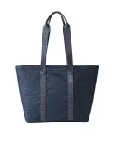Borbonese Eco Line medium-sized shopping bag, denim