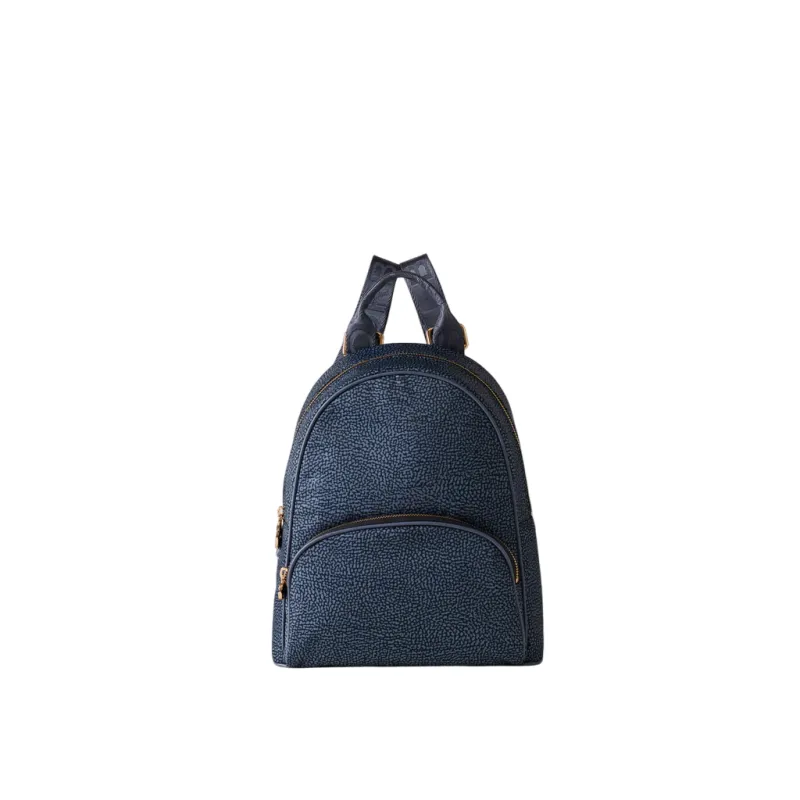 Borbonese Eco Line women's backpack, denim