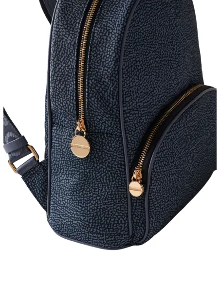 Borbonese Eco Line women's backpack, denim